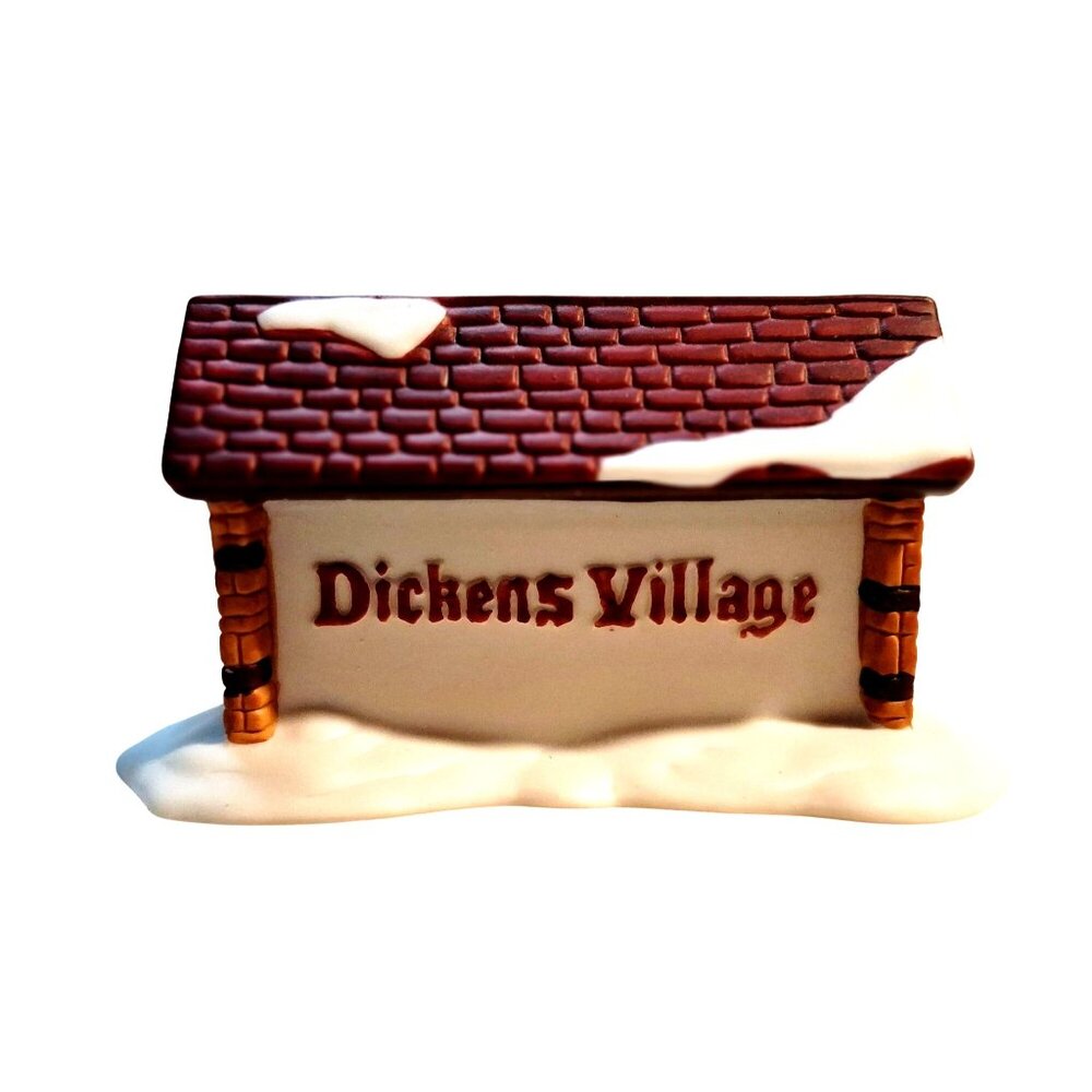Department 56 Dickens Village Handcrafted Porcelain Snow-Capped Accessory